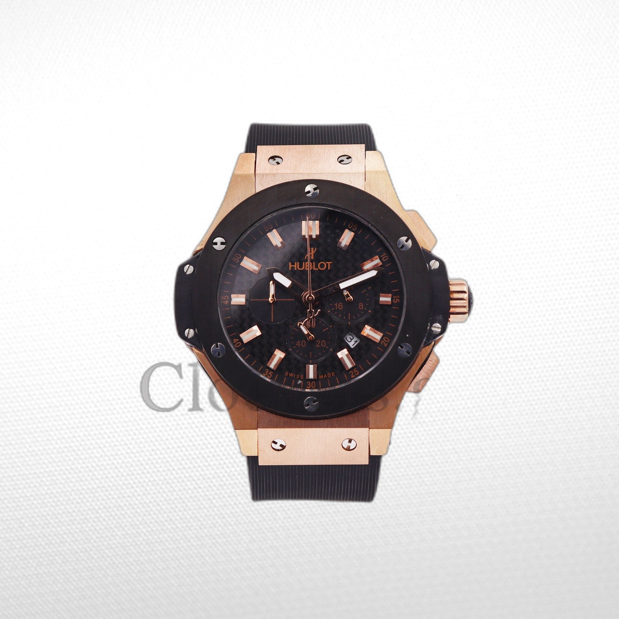 1_a6f6fc59-0580-43fd-9a1d-037d6c19c43d HUBLOT BIG BANG LUNA ROSSA CHRONOGRAPH GOLD BLACK 44MM LOW - Image 1