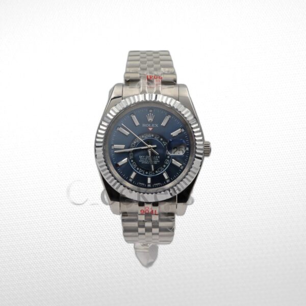 SKY-DWELLER BLUE DIAL AUTOMATIC MEN'S JUBILEE WATCH