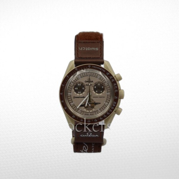 Omega Swatch Omega Swatch X Omega Moonswatch - Snoopy brown