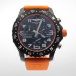 BRΕITLIΝG ENDURANCE PRO CHRONOGRAPH SUPER QUARTZ 44MM BLACK DIAL MENS WATCH ORANGE X82310D51B1S1 - Image 2