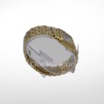 CARTIER PANTHÈRE  18K GOLD  DATE ROMAN DIAL WITH - Image 5