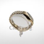 DAY-DATE BLACK DIAL DIAMOND MARKERS FLUTED BEZEL GOLD - Image 6