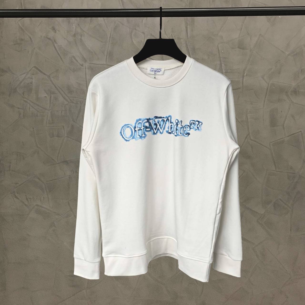 55C49D61-39D1-433E-8F23-0BA027E6B0AC Hoodie White Off White - Ofw 1595 - Image 1
