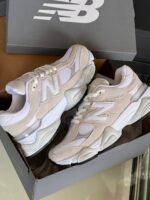 New Balance 9060 White Cream Sneakers - Image 3