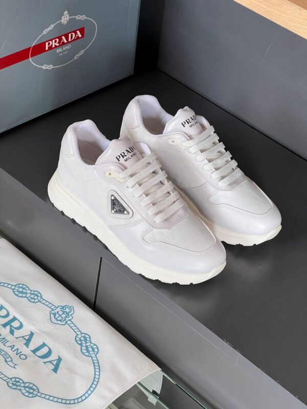 Prada Leather Sneakers White