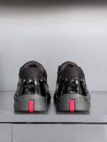 Prada Milano Patent Leather Sneakers Black - Image 3