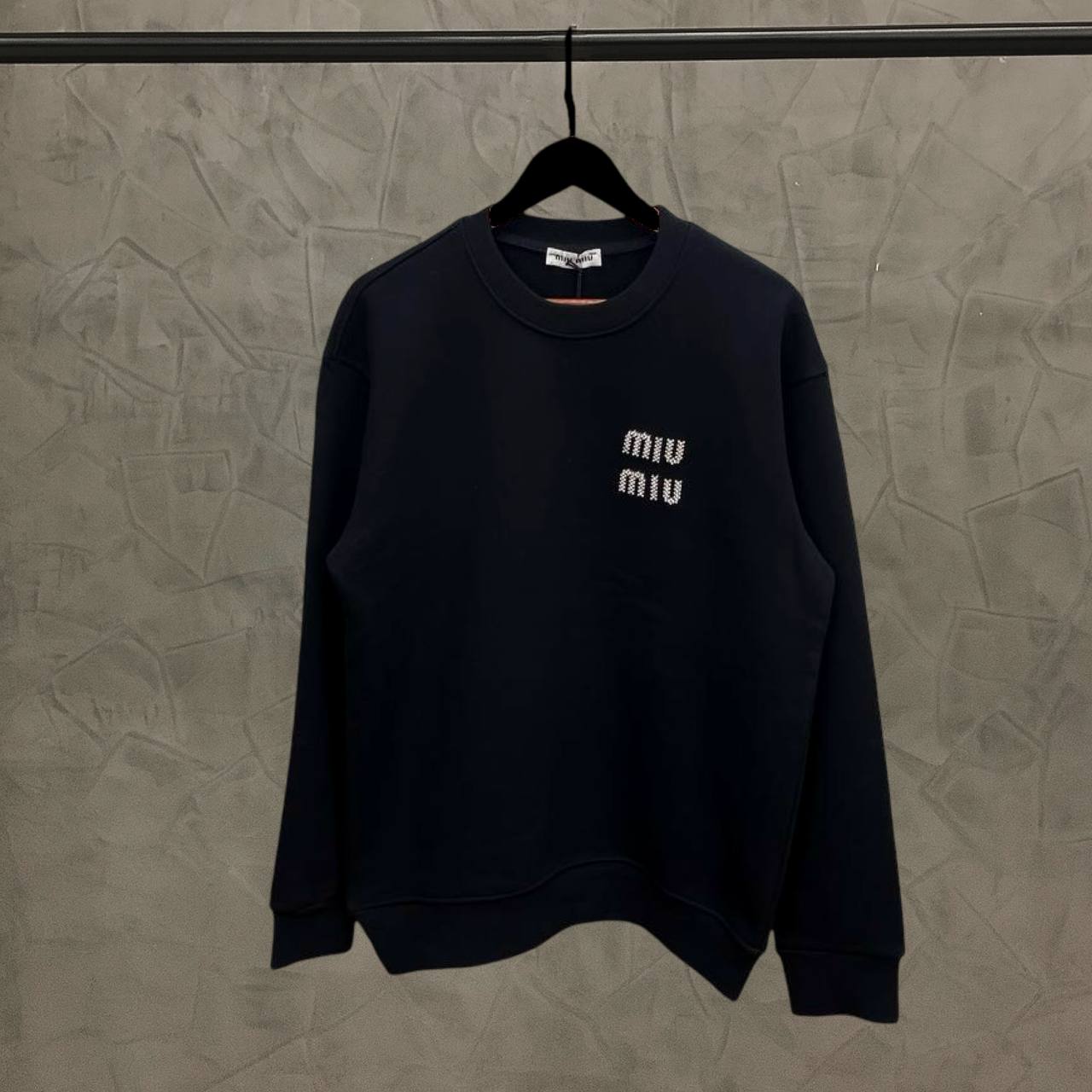 C9B73680-65DC-4A25-B31D-2A73FF136DDE Hoodie black Miu Miu - MM 1579 (Copy) - Image 1
