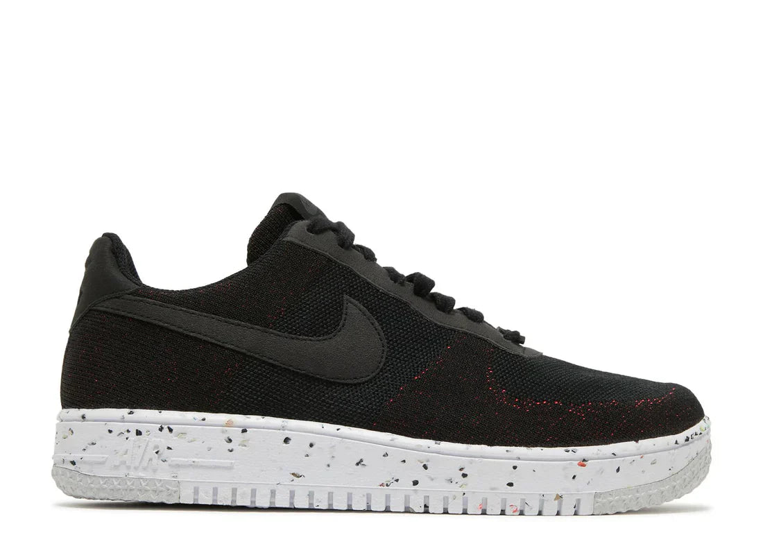 IMG-2249 Air Force 1 Low Crater Flyknit Black White - Image 1