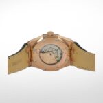AUDEMARS PIGUET ROYAL OAK ROSE GOLD BLACK LEATHER WATCH - 41MM - Image 8