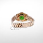 DATEJUST 31MM ROSE GOLD OYSTER BROWN DIAL RHOMAN MARKERS - Image 4