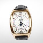 FRANCK MULLER MARINER GOLD WHITE BLACK MARKERS MOON 50MM CLONE - Image 2