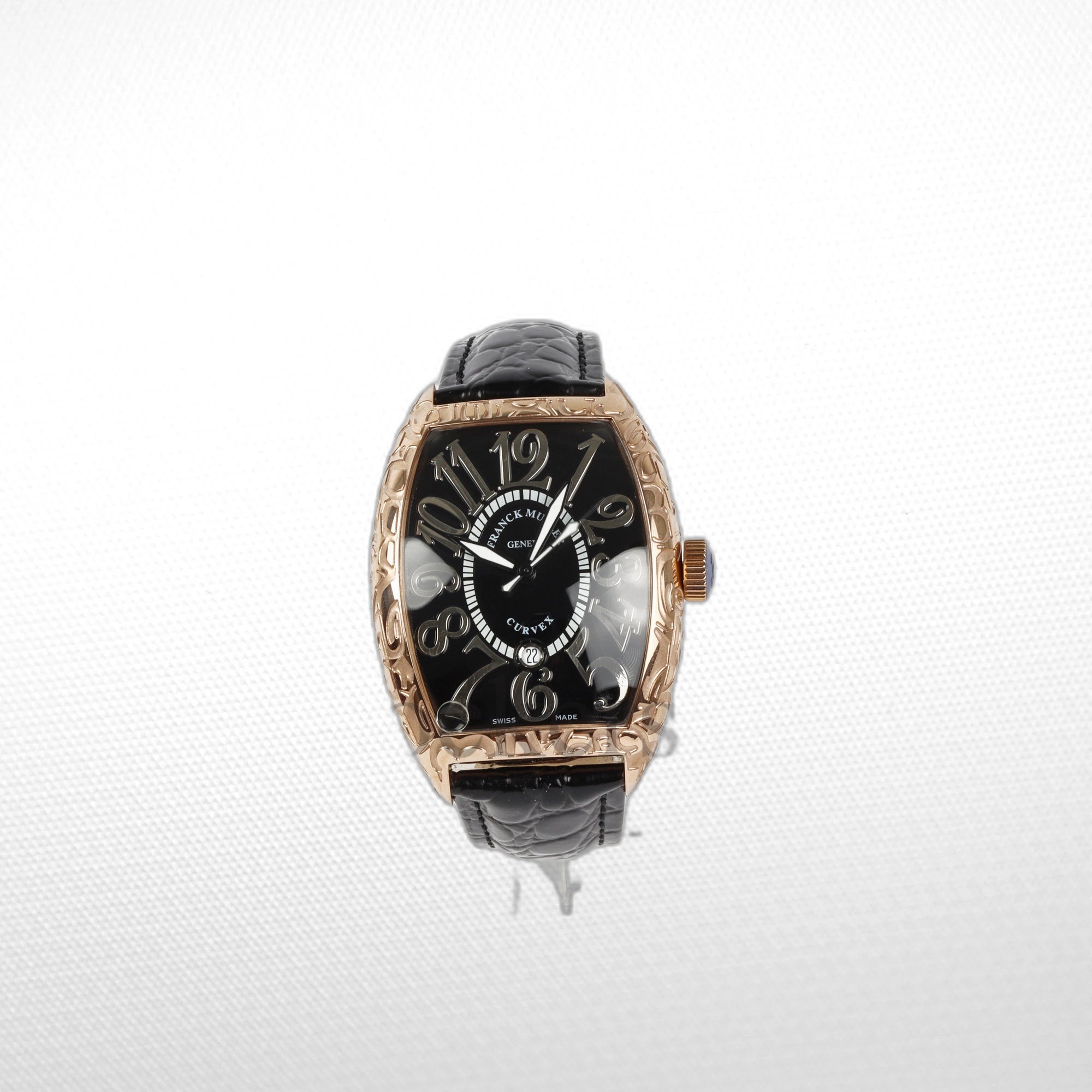 IMG_0887copy FRANCK MULLER MARINER GOLD BLACK 50MM CLONE - Image 1