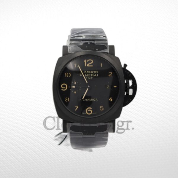 PANERAI PAM 1438 LUMINOR MARINA 1950 3 DAY AUTOMATIC GMT CERAMICA BRACELET