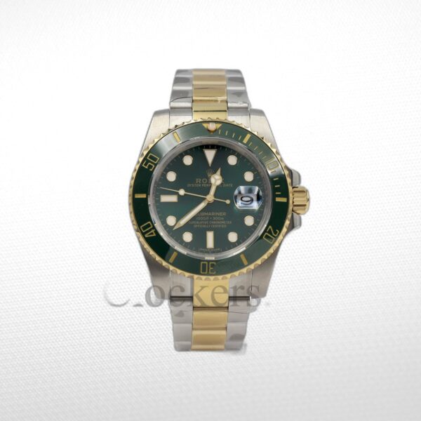 SUBMARINER 2-TONE GREEN CERAMIC BEZEL 40MM