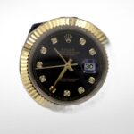 DATE JUST 36MM 2-TONE GOLD JUBILEE BLACK DIAL DIAMONDS MARKERS - Image 2