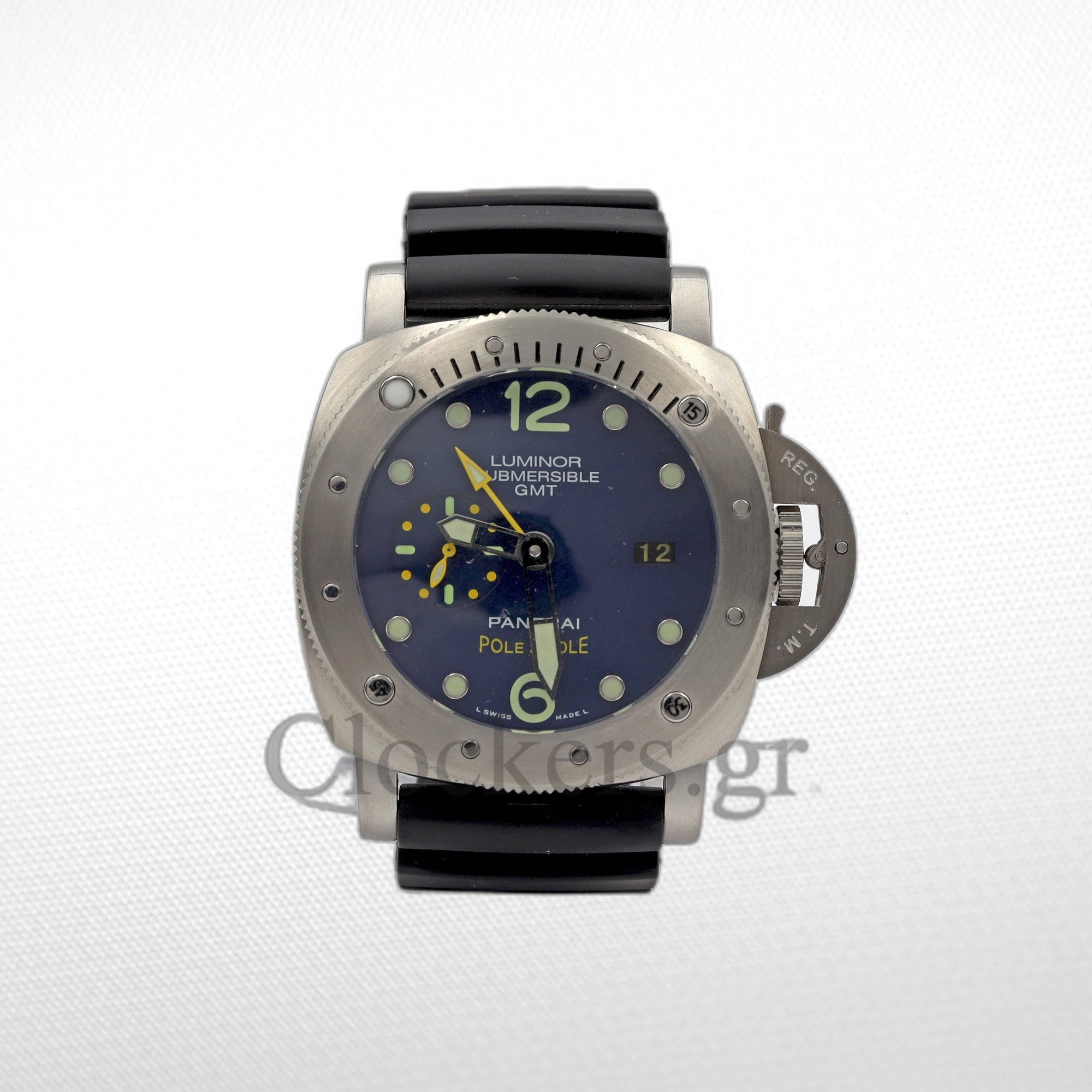 IMG_1468copy PANERAI LUMINOR SUBMERSIBLE AMAGNETIC GMT POLE 2 POLE - Image 1