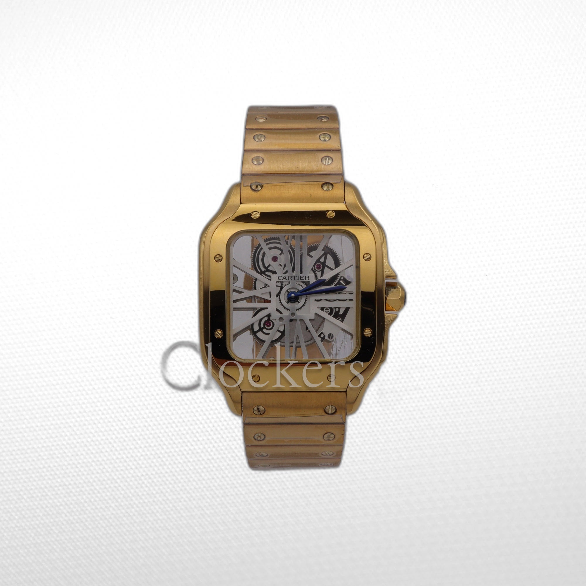 IMG_2553copy CARTIER SANTOS NEW 2023 SANTOS DE CARTIER SKELETON GOLD - Image 1