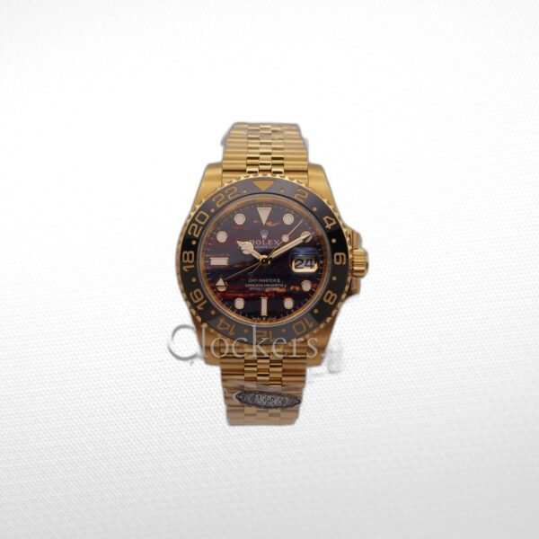 Rolex GMT-Master II New 2025 GMT-Master II 126718GRNR Yellow Gold Tiger Iron Dial Jubilee