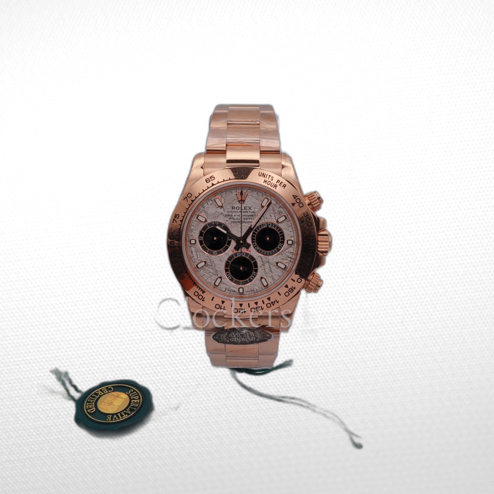IMG_3542copy Rolex Daytona 116505 Rose Gold Meteorite Dial - Image 1