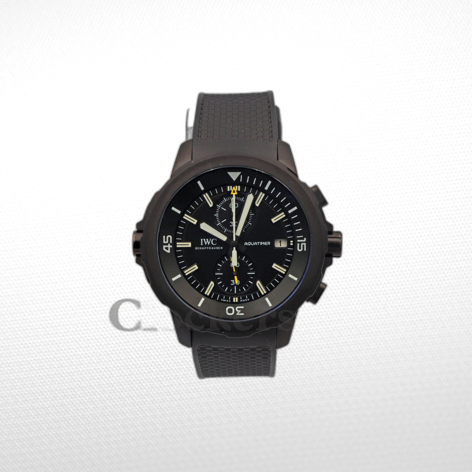 IMG_3706copy IWC CHRONOGRAPH SS BLACK 44MM - Image 1