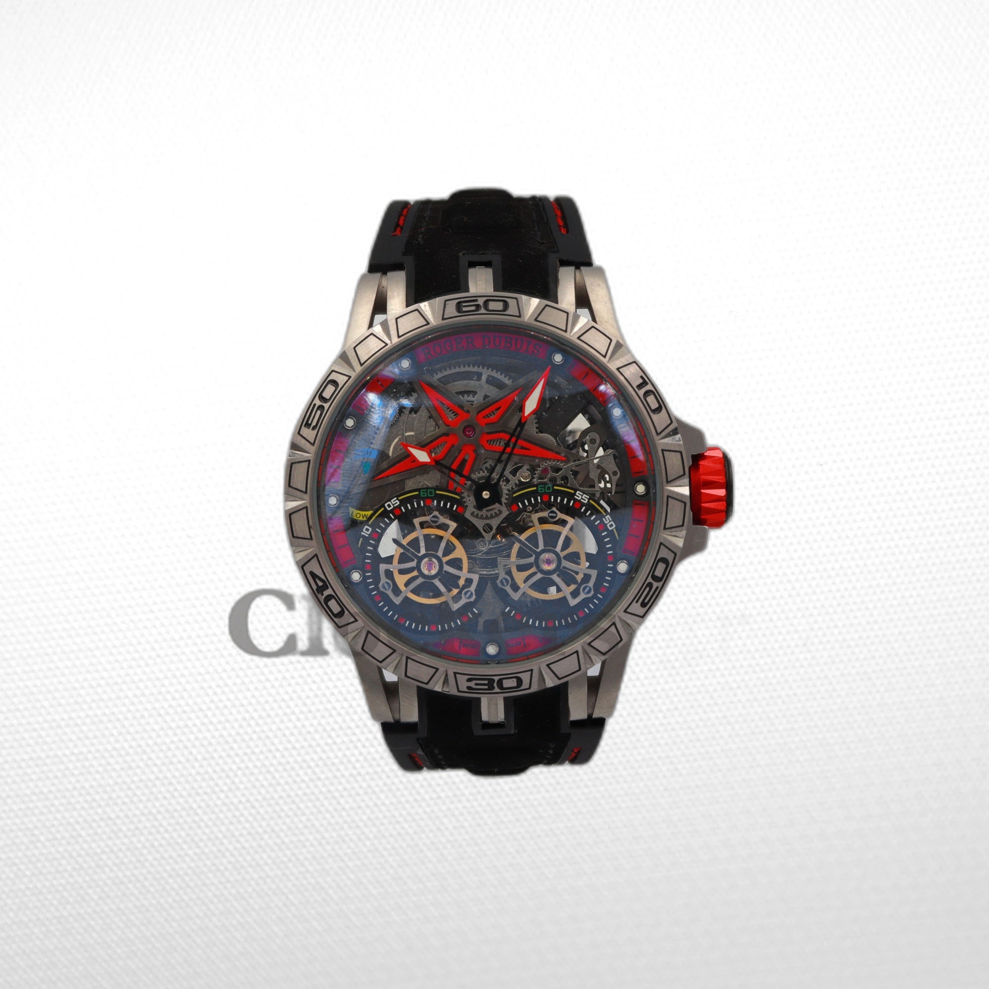 IMG_3714copy EXCALIBUR AVENTADOR S LIMITED EDITION SKELETON 47MM TITANIUM AND RUBBER - Image 1