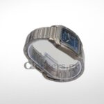 CARTIER SANTOS DE CARTIER LARGE STEEL & ADLC BLUE DIAL MEN'S AUTOMATIC WATCH - Image 6