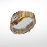 SANT0S DE CARTIER WATCH LARGE MODEL, AUTOMATIC,  GOLD,  INTERCHANGEABLE - Image 4