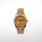 DAYDATE 36MM YELLOW GOLD GOLD DIAL DIAMONDS MARKERS