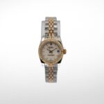 LADY DATEJUST CHAMPAGNE 28MM DIAL STEEL AND 18K YELLOW GOLD 2-TONE WATCH