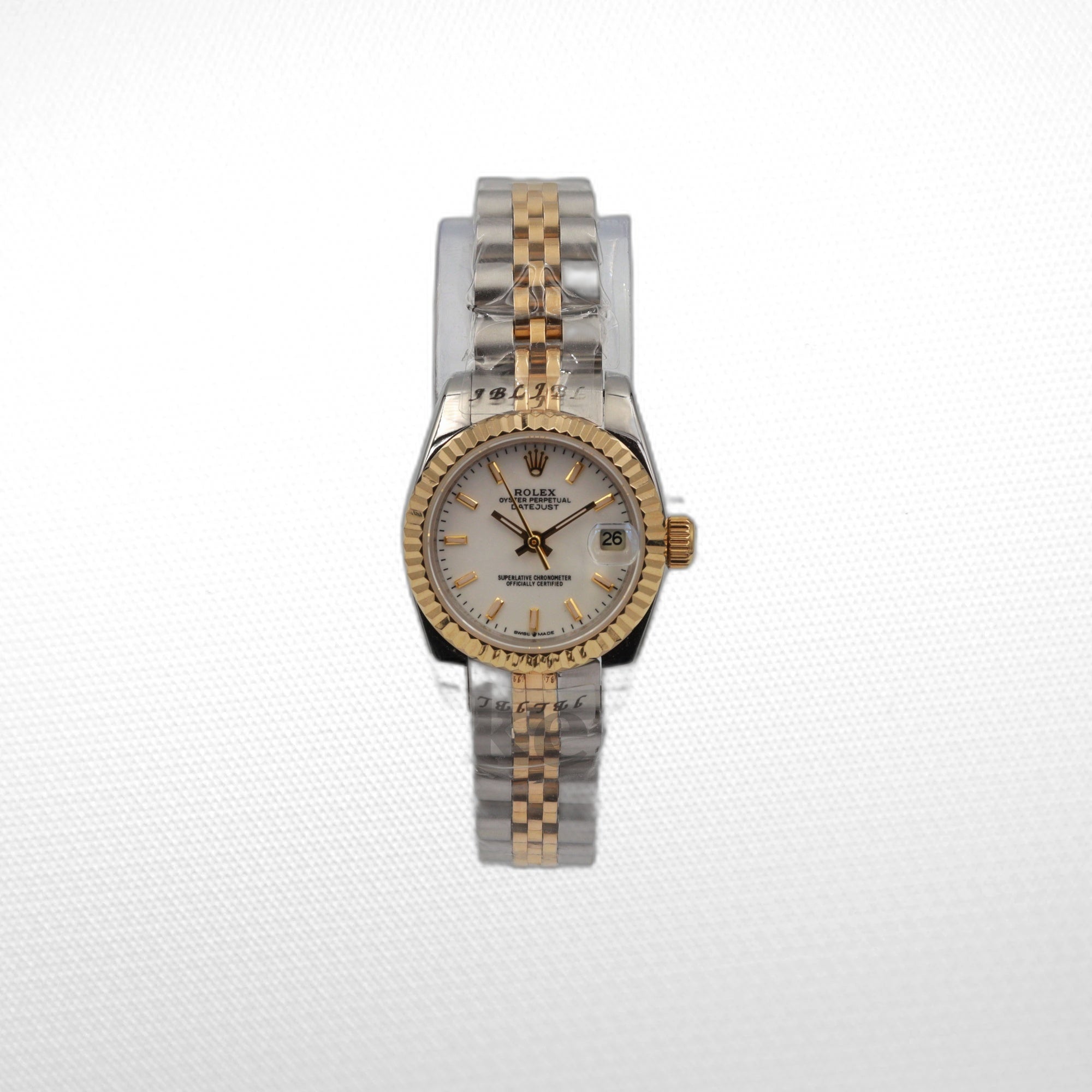 IMG_4042copy LADY DATEJUST CHAMPAGNE 28MM DIAL STEEL AND 18K YELLOW GOLD 2-TONE WATCH - Image 1