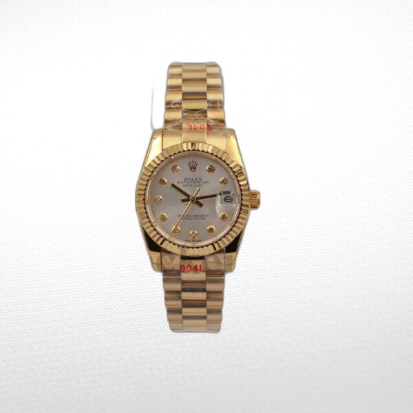 DATEJUST 31MM YELLOW GOLD OYSTER  DIAMONDS MARKERS