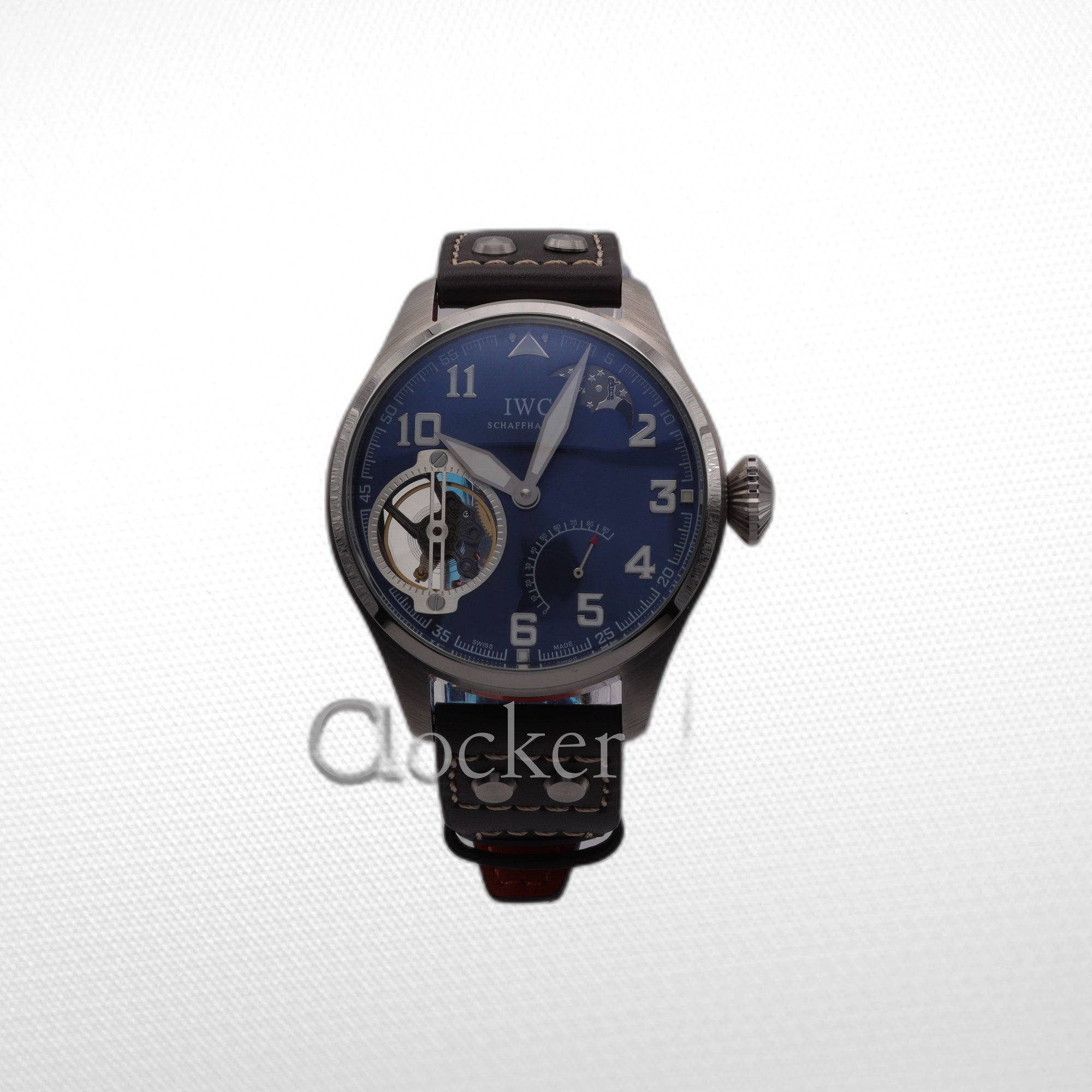 IMG_4127copy BIG PILOT'S CONSTANT-FORCE TOURBILLON “LE PETIT PRINCE” BLUE DIAL - Image 1