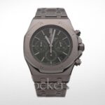 AUDEMARS PIGUET ROYAL OAK CHRONOGRAPH 41MM STEEL BLACK GREEN 26331ST - Image 2
