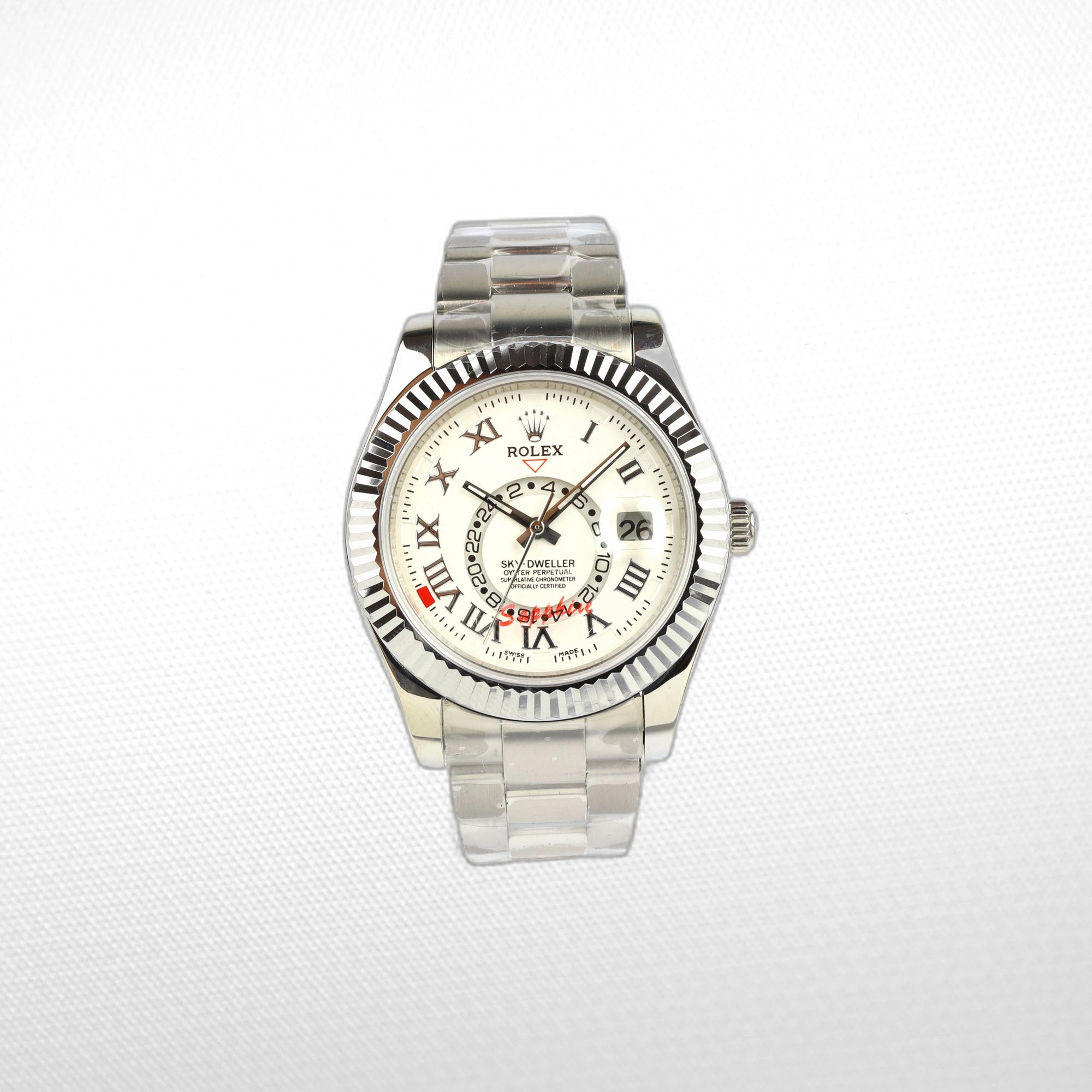 IMG_9723 SKY-DWELLER SS WHITE DIAL STICK MARKERS CLONE - Image 1
