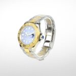 YACHT-MASTER 40MM STEEL YELLOW GOLD BLUE DIAL MENS CLONE - Image 2