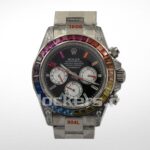 C0SMOGRAPH DAYT0NA BLACK DIAL SILVER RAINBOW 40MM - Image 2