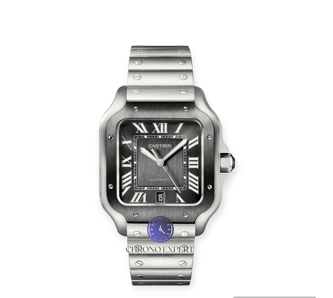 Screenshot-2023-08-29-19-39-05-703_com.photoroom.app-edit Santos silver black bezel - Image 1