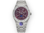 Audemars Piguet Royal Oak Perpetual Calendar 'Special Edition' Burgundy Dial Diamond Bezel