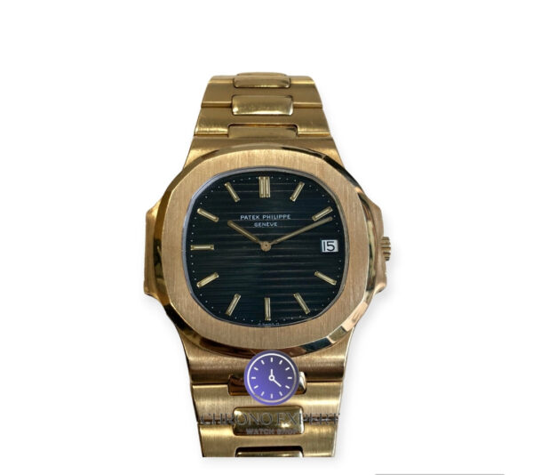 Nautilus gold black dial