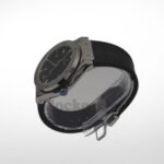 HUBLOT CLASSIC FUSION KING  WATCH - 42 MM - BLACK DIAL - SS BLACK RUBBER AND LEATHER STRAP - Image 5