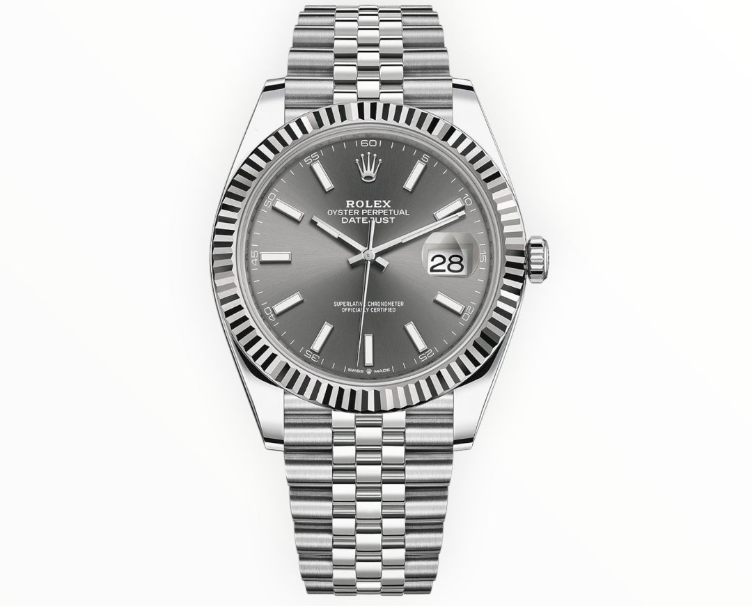rn-image_picker_lib_temp_e771baa1-bf60-4cfb-8af8-bef7b6391d33 Rolex Datejust ‘Rhodium Index’ Dial Jubilee - Image 1